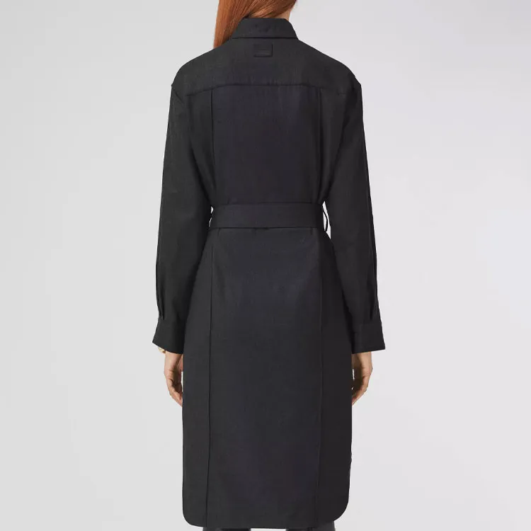 Burberry Long Sleeved Dress Women's Black-3