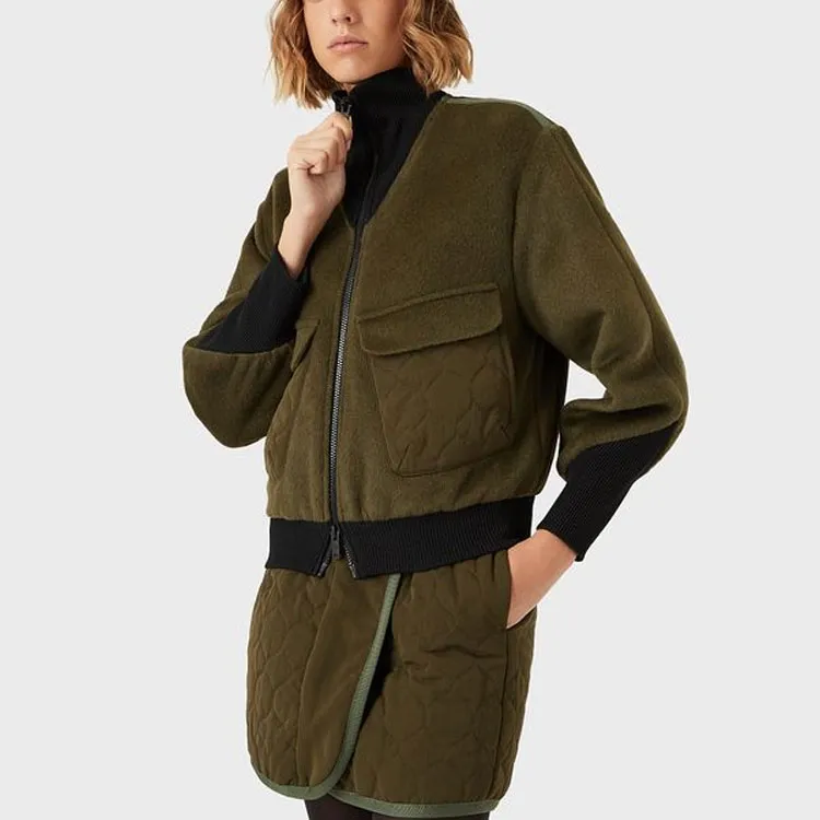 EMPORIO ARMANI Jackets Women's Green-3