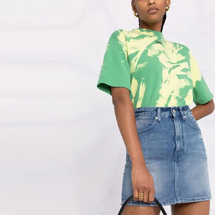 OFF-WHITE Denim Mini Skirt-3