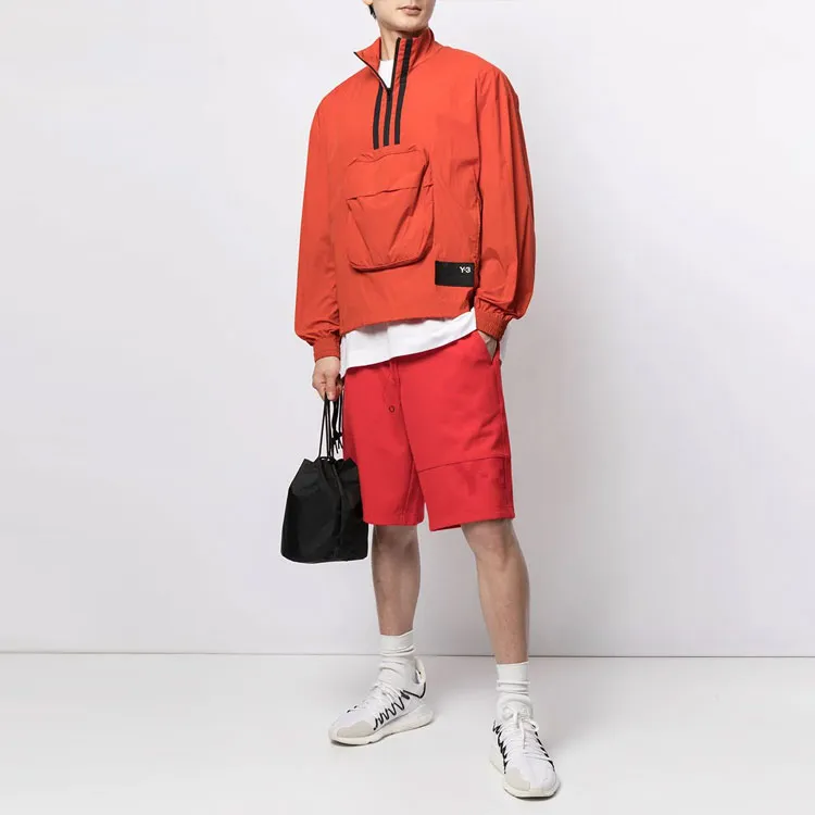 Y 3 Casual Shorts Men Red-1