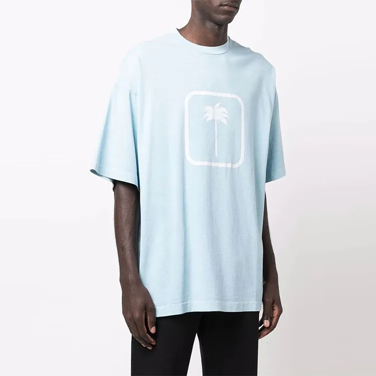PALM ANGELS Pxp Tonal Palm Tree Print T Shirt-2