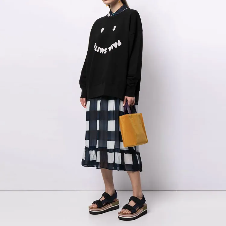 PS By Paul Smith PS Smile Sweatshirts Women's Black-2