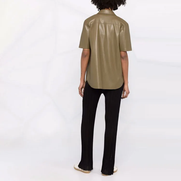 NANUSHKA Shirts Women's Brown Green-1