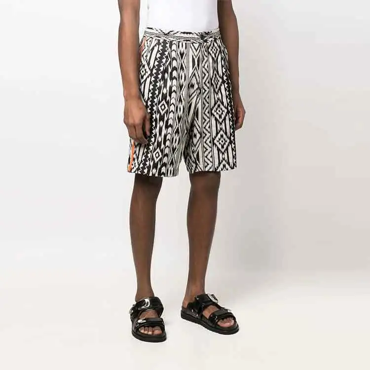 Marcelo Burlon Folk Jacquard Coulisse Shorts-3