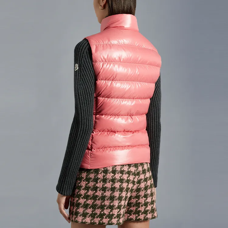 Moncler Ghany Series FW22 Vest Women's Pink-3