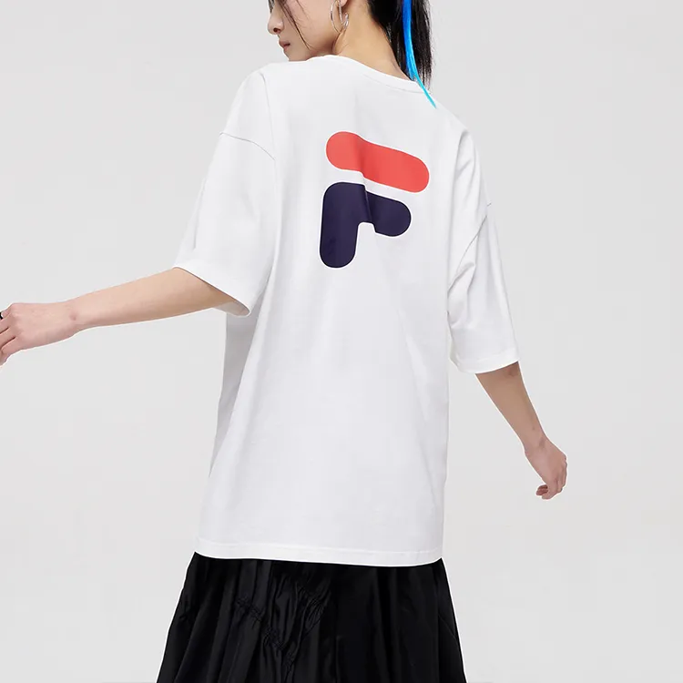 FILA FUSION FOB Series T Shirt Unisex White-3
