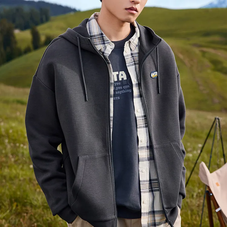 ANTA Sweatshirts Unisex Gray-4
