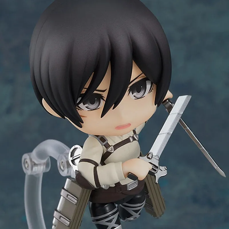 GSC Clay Figure No.2001 Attack On Titan, Final Season, Mikasa Ackerman Chibi Figures 10cm-4