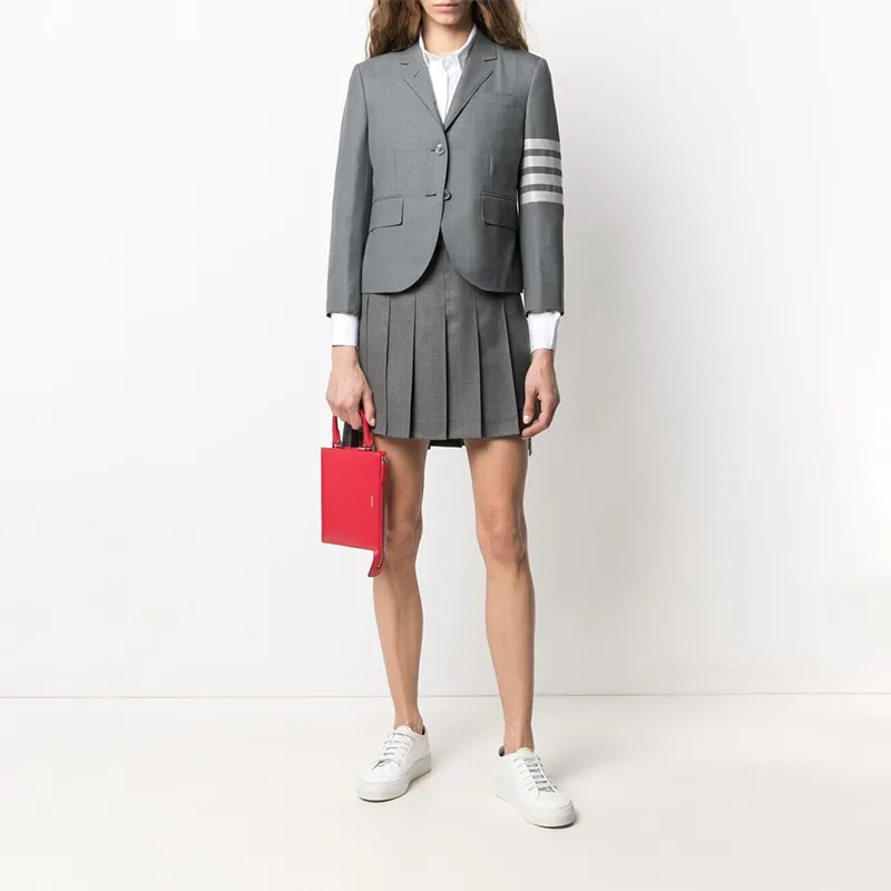 THOM BROWNE Plain Weave 4 Bar High Armhole Sport Coat-2