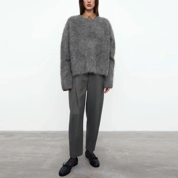 TOTEME FW21 Sweater Women's Dark Heather Gray-1