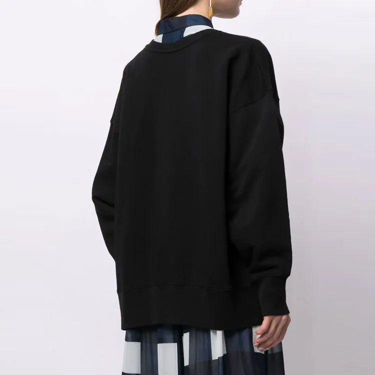 PS By Paul Smith PS Smile Sweatshirts Women's Black-1