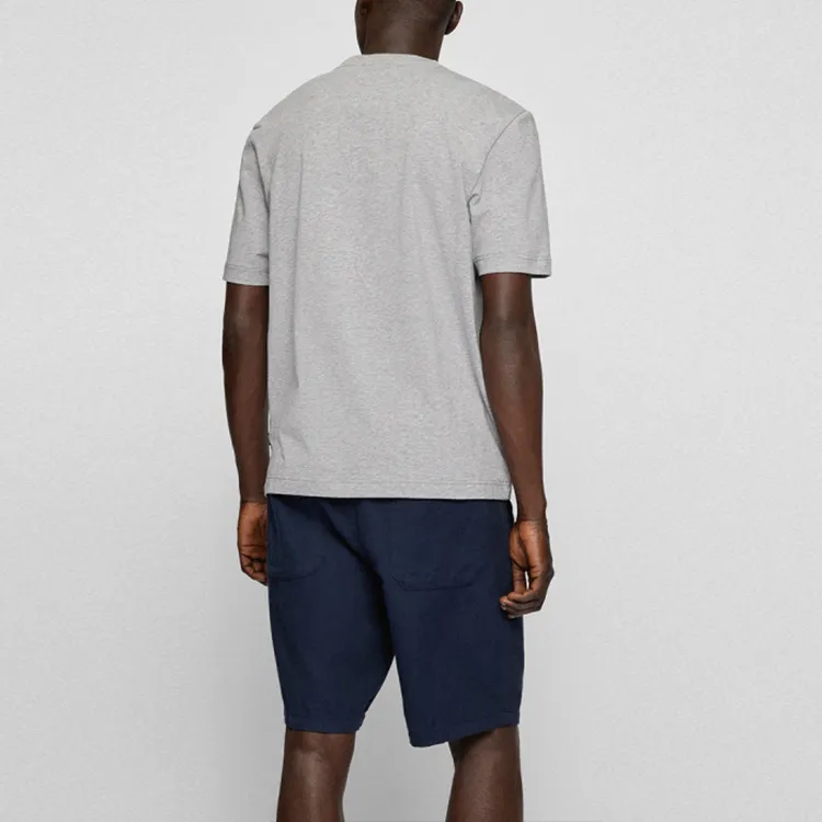 HUGO BOSS T Shirts Men Light Gray-3