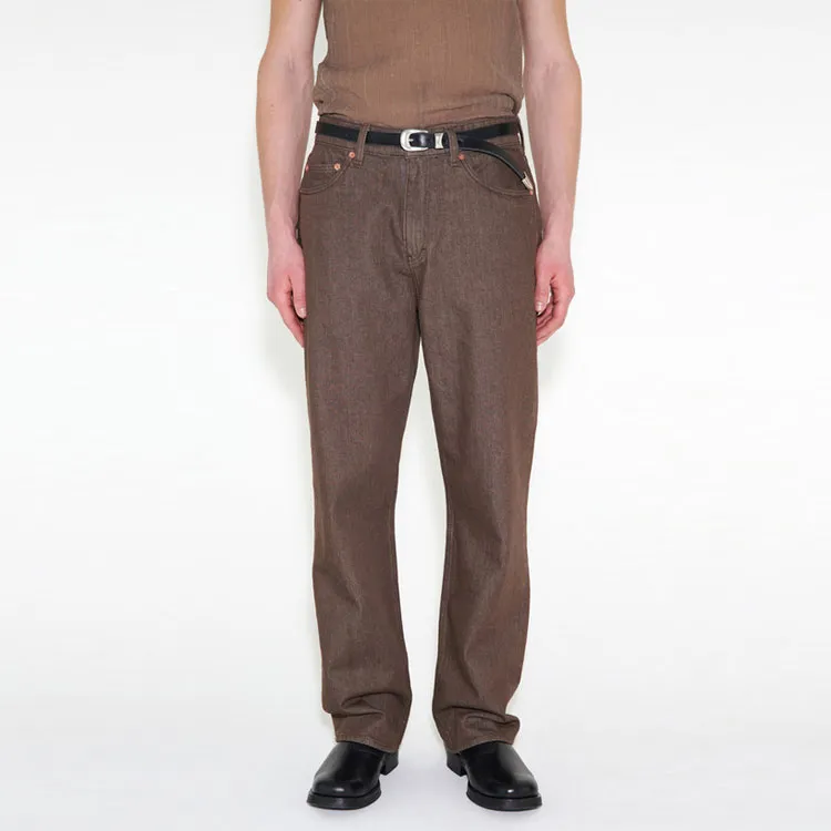 OUR LEGACY Jeans Men Brown-4