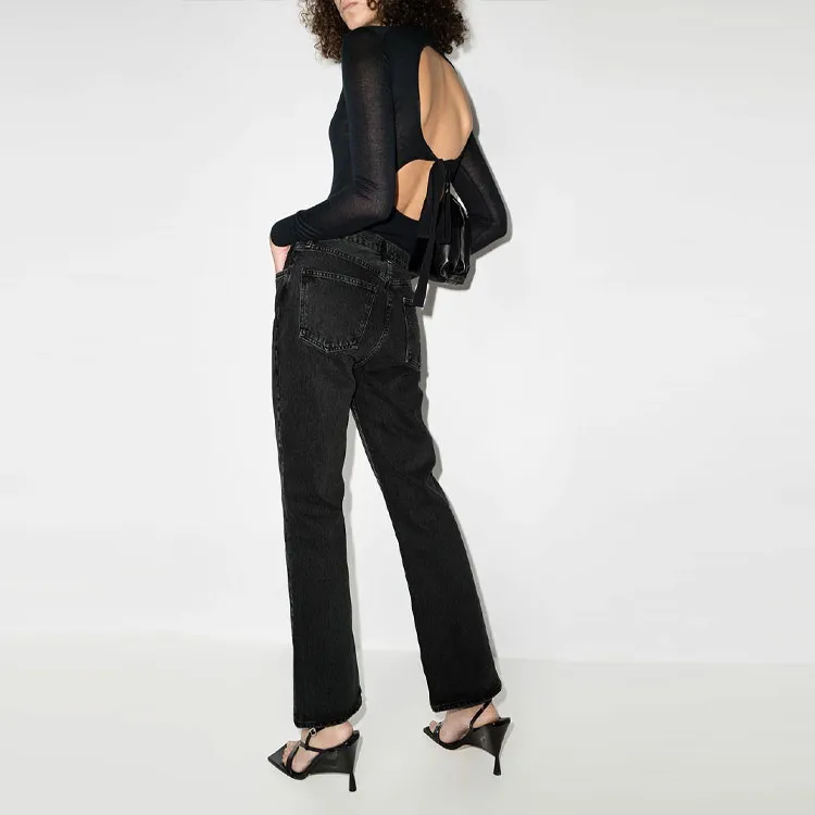 AGOLDE High Rise Bootcut Jeans-1