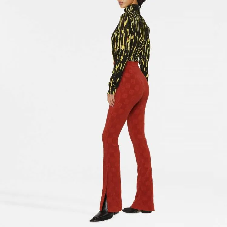 AMBUSH Graphic Print Cropped Long Sleeved Top-2