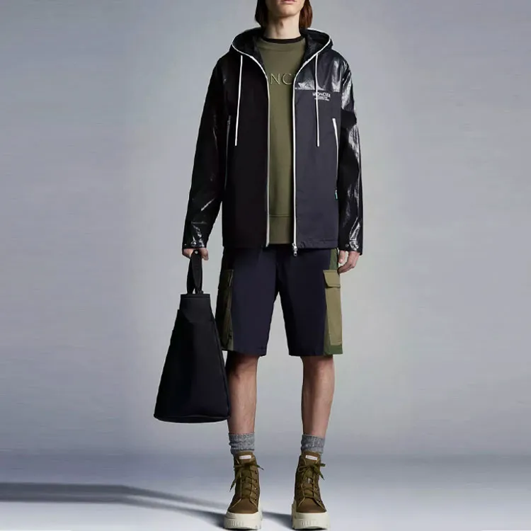 Moncler Logo Print Zipped Hoodie-1