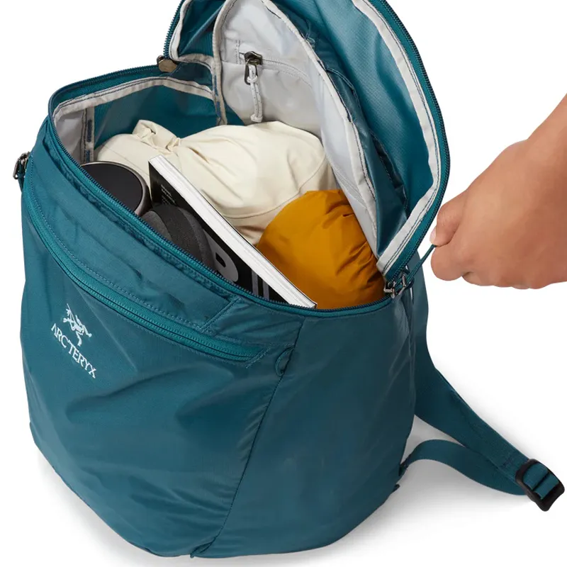 Arcteryx Inde Polyester With Nylon Backpack Regular Unisex Iliade Blue-1
