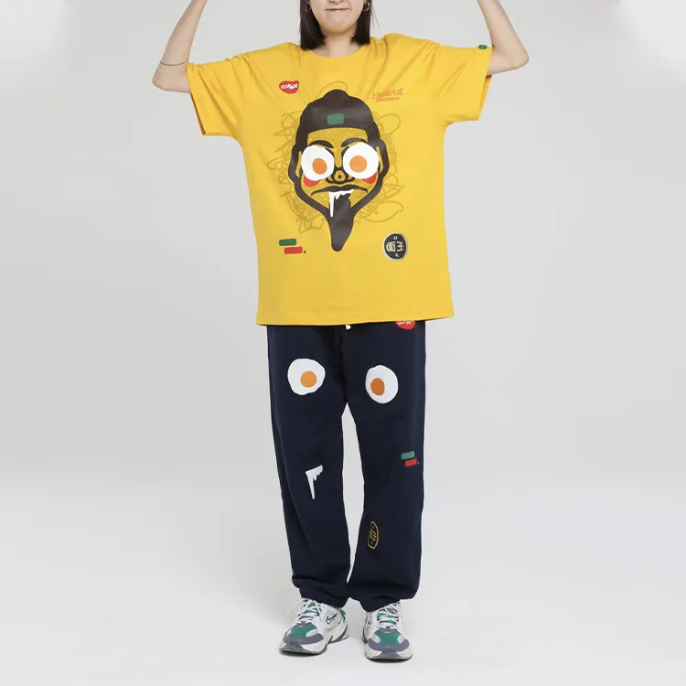 Corade Straight T Shirt Unisex Yellow-3