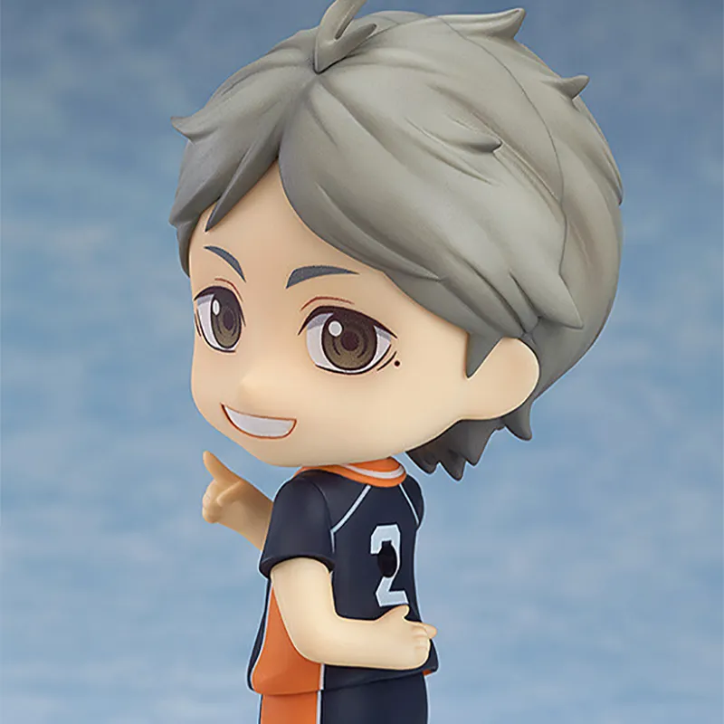 GSC Haikyuu!! Characters Haikyuu!! Saitama Shoyo With Base Chibi Figures 10cm-2