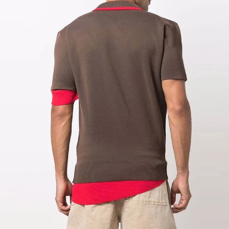 Jacquemus Polo Shirts Men Brown-3