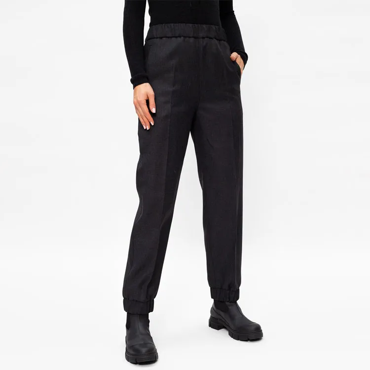 GANNI Casual Pants Women's Gray-3