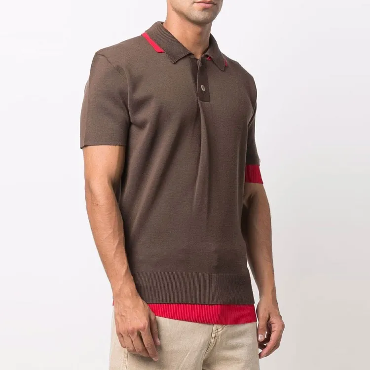 Jacquemus Polo Shirts Men Brown-2