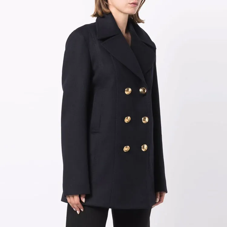 Valentino Velvet Jackets Women's Navy Blue-3