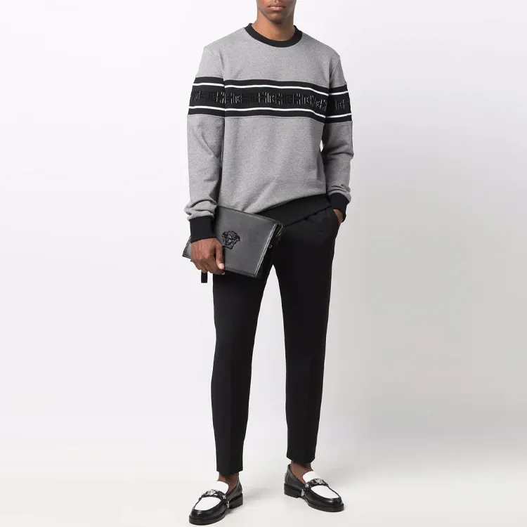 BALMAIN Sweatshirts Men Gray-1