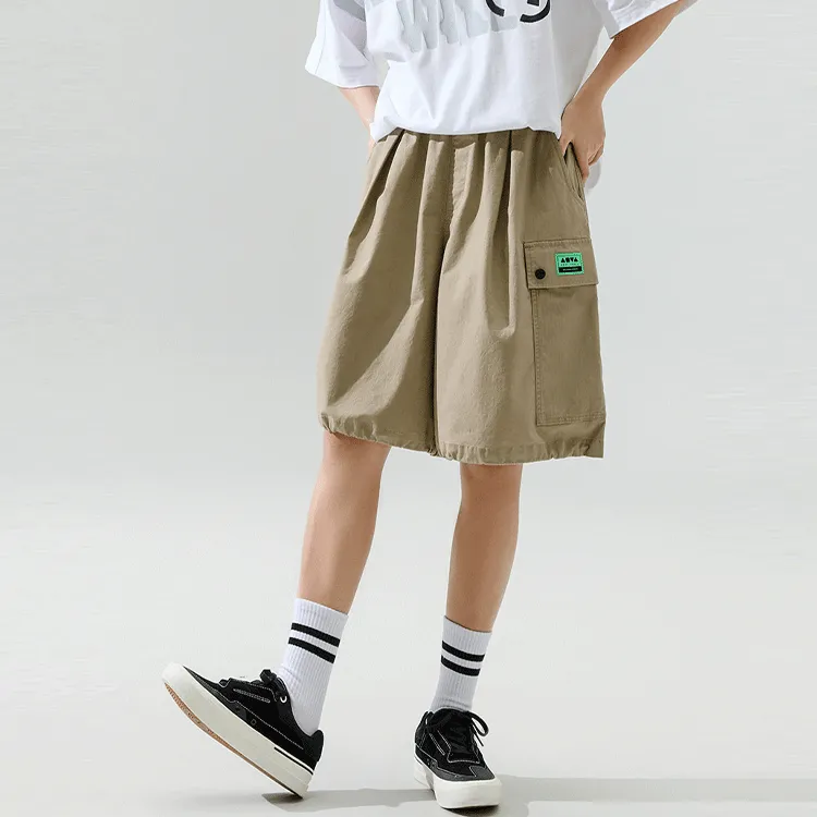 Anta Loose Fit Shorts Men's Khaki-6