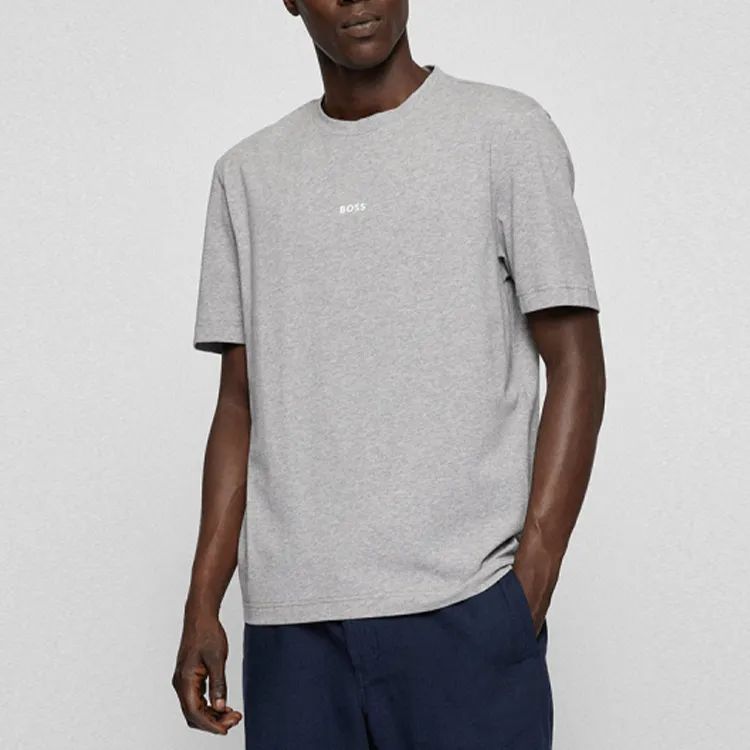 HUGO BOSS T Shirts Men Light Gray-2