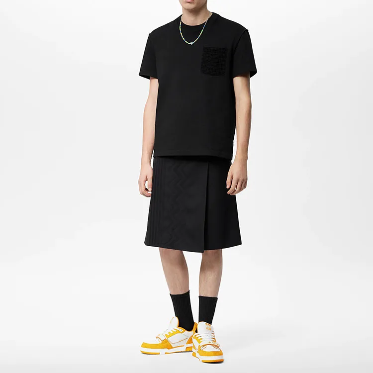LOUIS VUITTON 2000s LV pocket T shirt-4