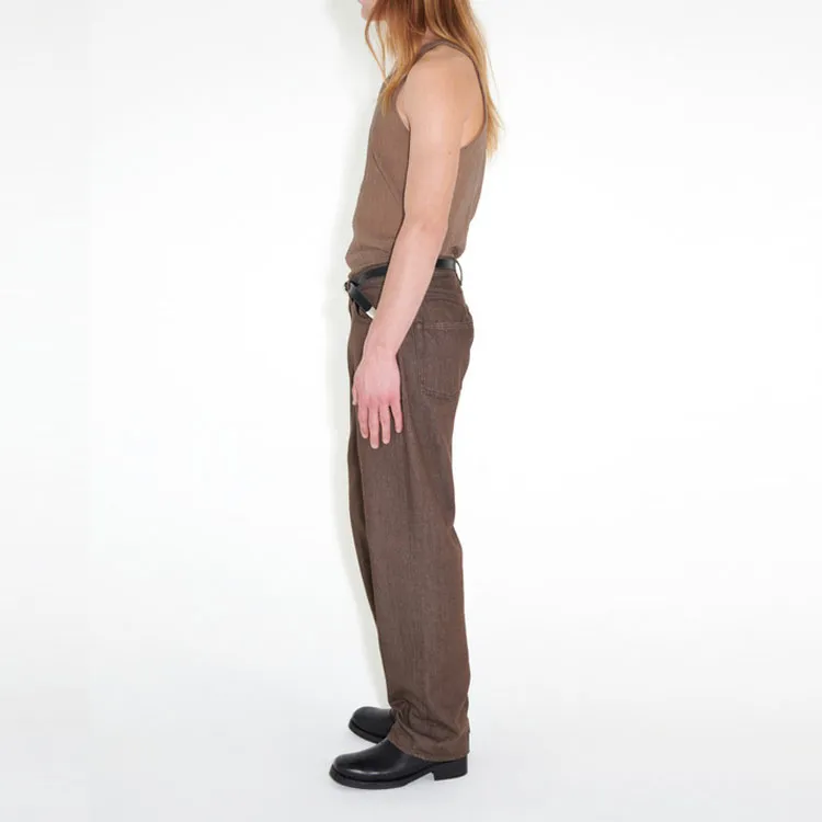 OUR LEGACY Jeans Men Brown-3