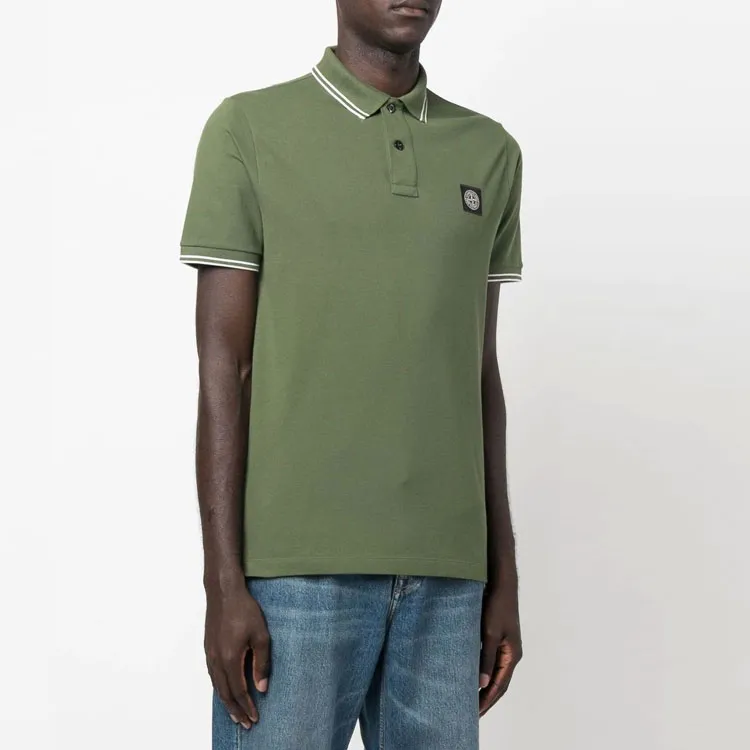 STONE ISLAND FW22 Polo Shirt Men's Green-3