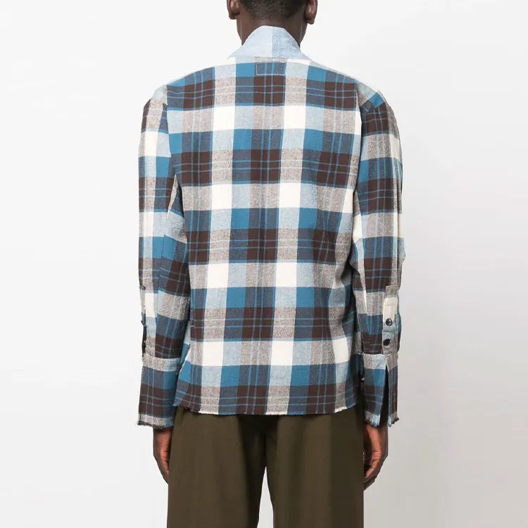 GREG LAUREN Shirts Men Blue-2