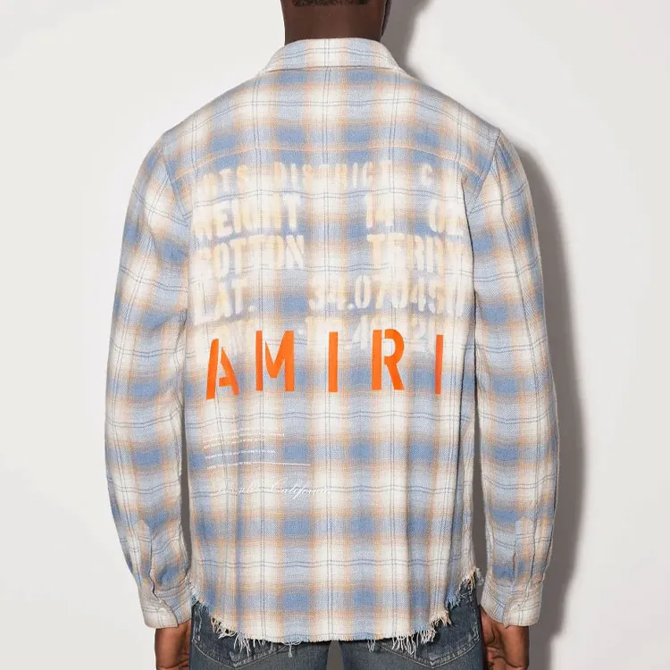 AMIRI Ma Vintage Stencil Plaid-2