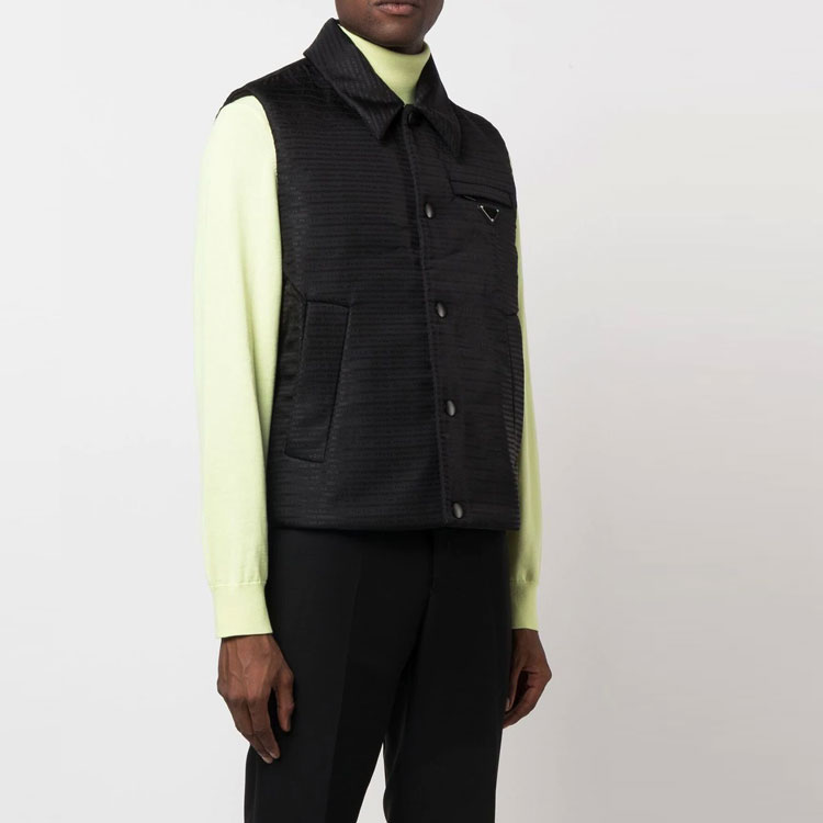PRADA Vests Men Black L - POIZON