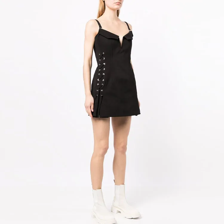 DION LEE Sleeveless Dresses Women's Black-1