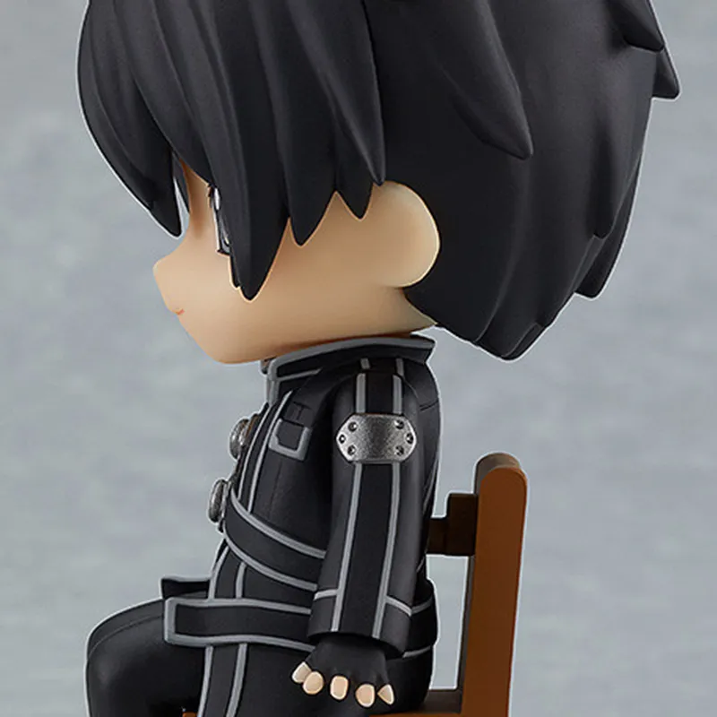 GSC Kirito/Kirigaya Kazuto Nendoroid Swacchao! Sword Art Online, Kirito Chibi Figures 9cm-4