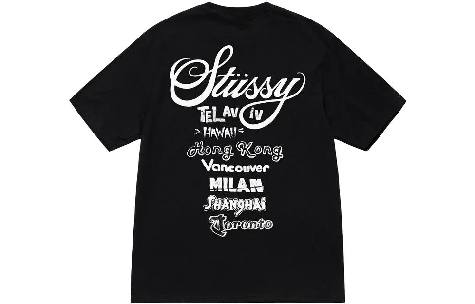 ★送料・関税込★Stussy★Stussy Tour T-Shirt Navy★ Stussy World Tour T-Shirt Navy 2023 | eBay
