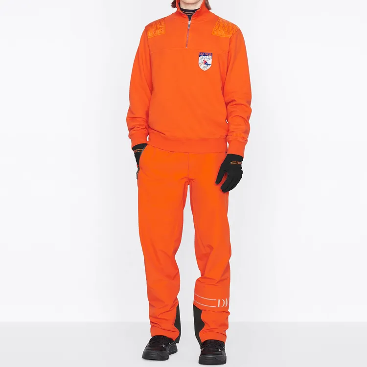 DIOR Quarterly New Products Sweatshirts Men Orange-2