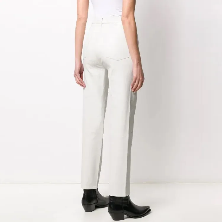 J BRAND SS21 Straight Pants Women's White-3