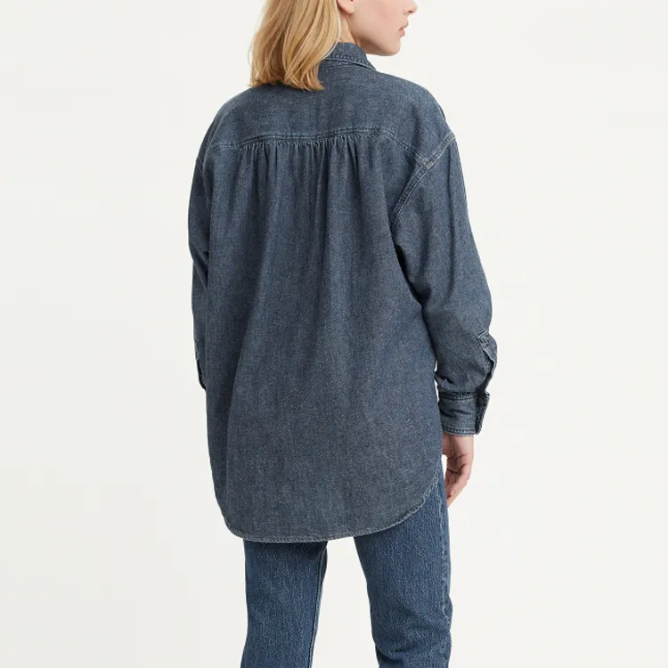 Levis Shirts Women's Blue-2