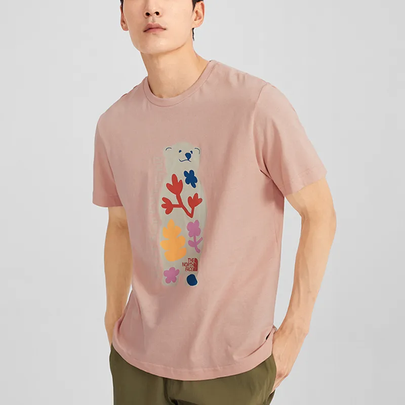 THE NORTH FACE T Shirt Unisex Pink-3