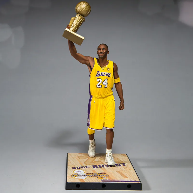McFARLANE Kobe Bryant NBA Series McFarlane 2010 Champion Scale Figures-1
