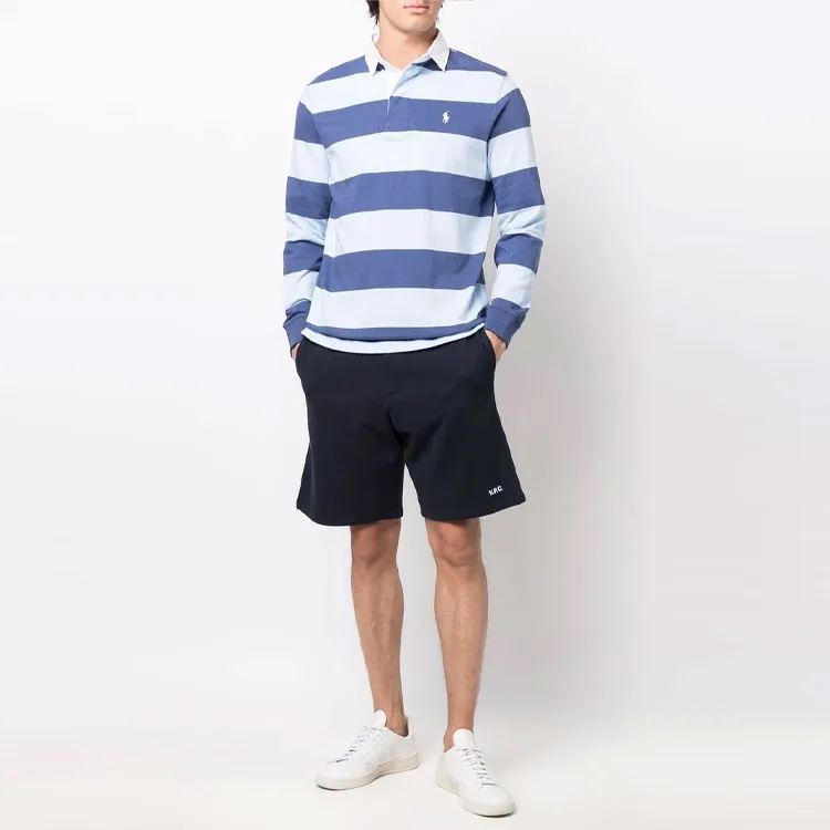 A.P.C Clement Logo Track Shorts-1