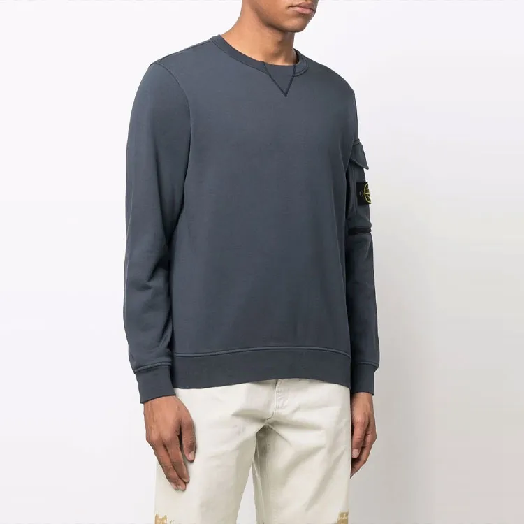 STONE ISLAND Sweatshirts Men Dark Gray-1