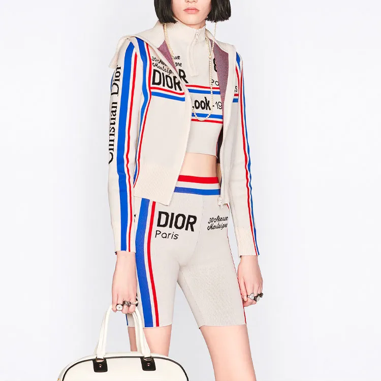 DIOR Quarterly New Products Casual Shorts Women's White-4