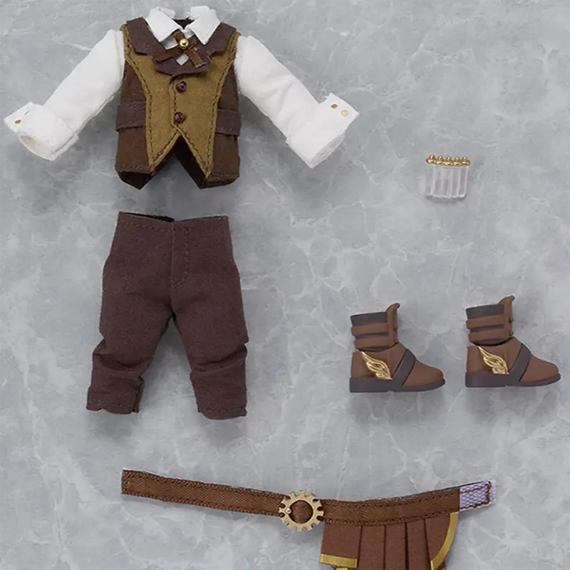 GSC Nendoroid Inventor Doll Ye Hong Western Clothing Set Brown Model Accessories-1