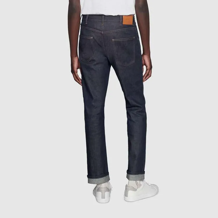 GUCCI Jeans Men Dark Blue-3