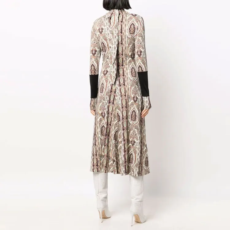 Paul Smith Long-Sleeved Dresses Women's Umber-3